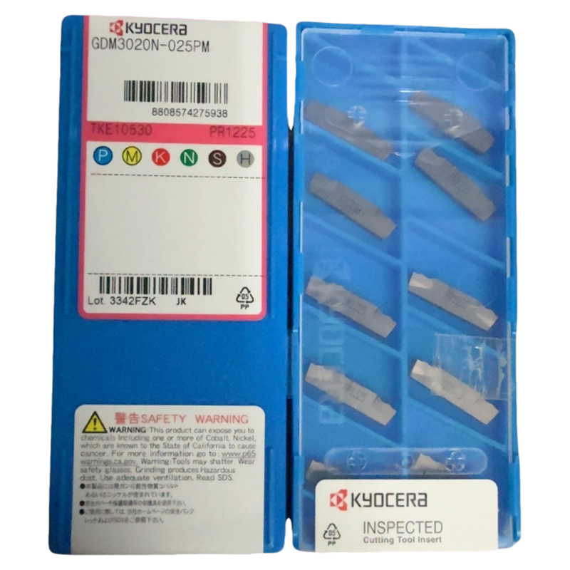 KT0202　904545 Kyocera GDM3020N-025PM PR1225 Grooving Carbide Insert – CNCHome-Beyond