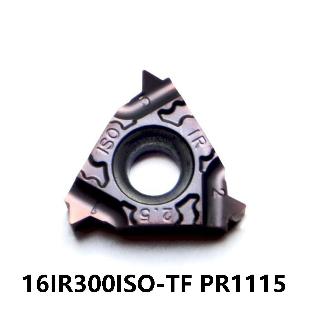 16ir Threading Insert 16IR300ISO-TF PR1115 Internal Threading Insert Metric Lathe cutter ...