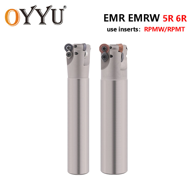 Round nose end milling cutter bar