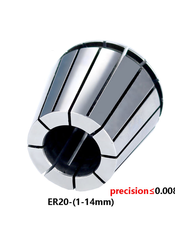 ER20-14(0.005-0.008) High Precision Elastic Chuck – Nickel-Plated, Hardened Steel for Exceptional Durability and Precision