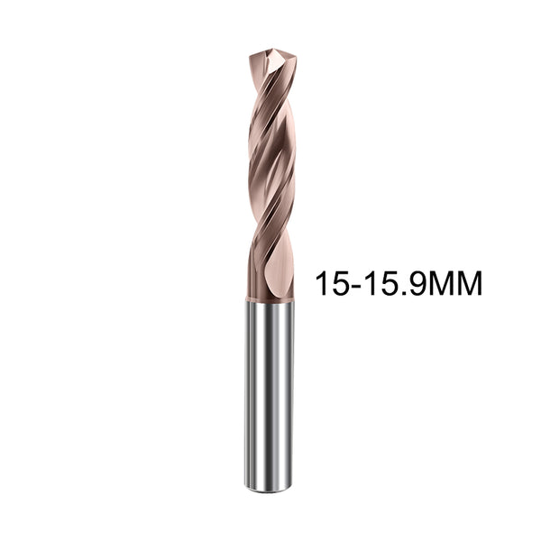 15.0-15.9mm HRC60 3D Coated Carbide Drill Bit