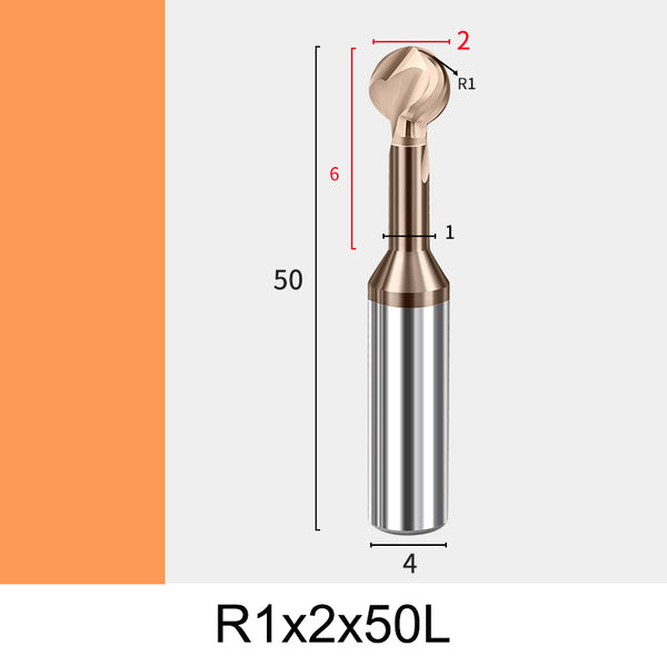 R1 (2mm) Steel Arc Chamfer Cutter