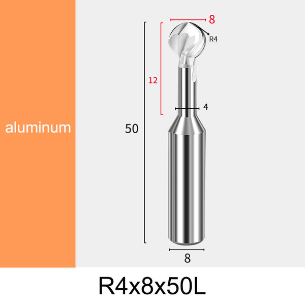 R4 (8mm) Aluminum Arc Chamfer Cutter