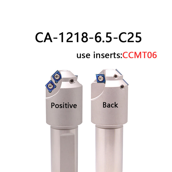 CA-1218-6.5-C25 Machining Center Chamfering Tool – Nickel-Plated, 18mm Tool Diameter