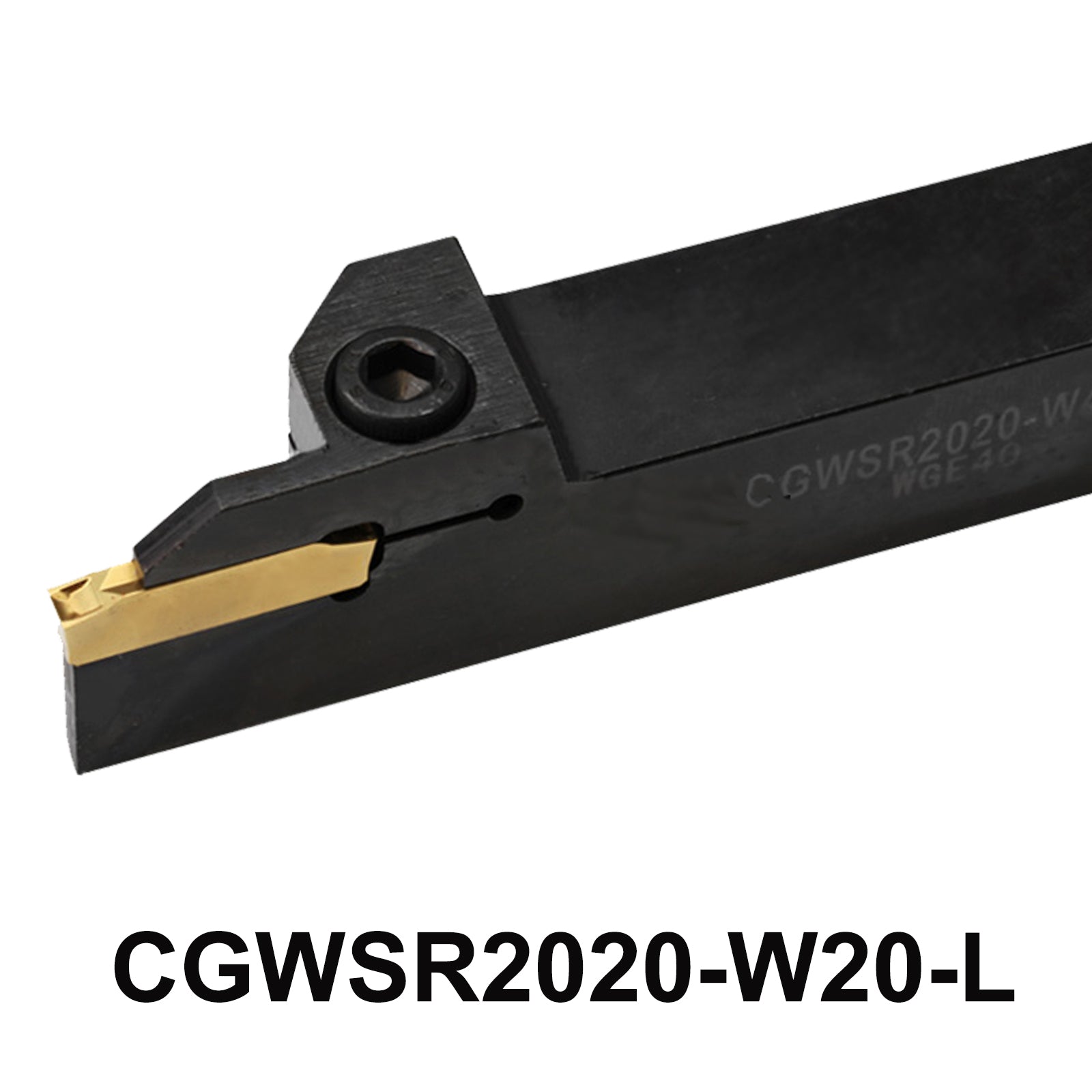 CGWSR2525-W20-L External Grooving Toolholder – 2mm Cutting Width, 20mm ...