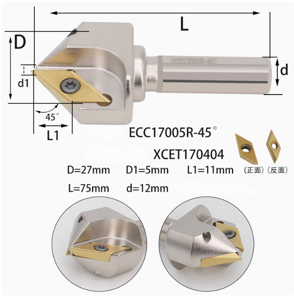 ECC17005R-45°-C12