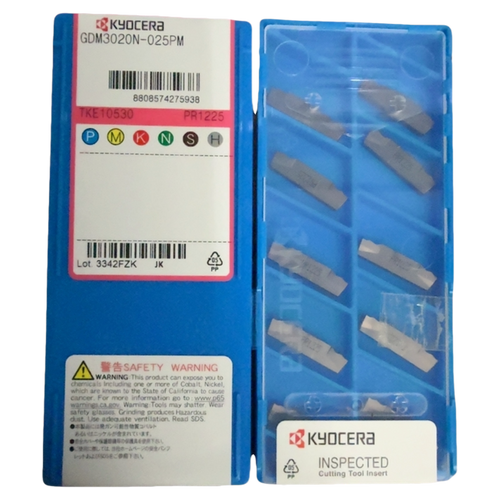 Kyocera Grooving Inserts | GDM GMM GMG Carbide | PR1225 PR930