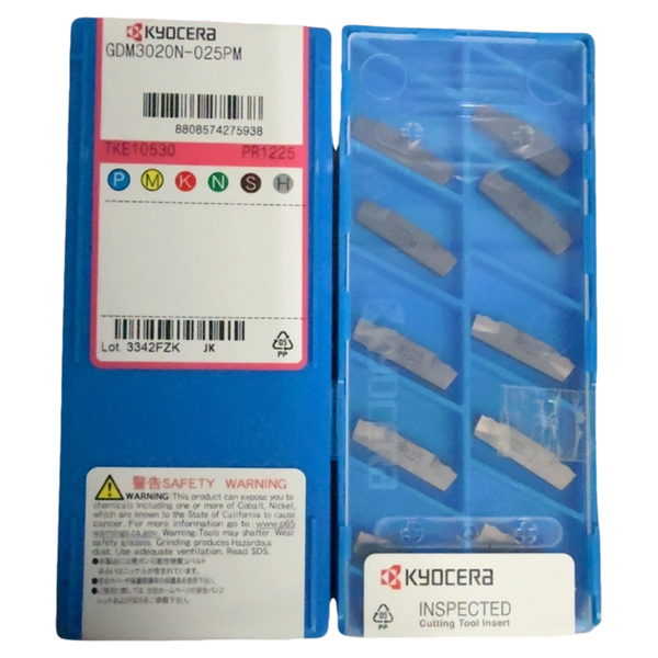 Kyocera CNC Grooving Inserts | Indexable Parting Blades – CNCHome