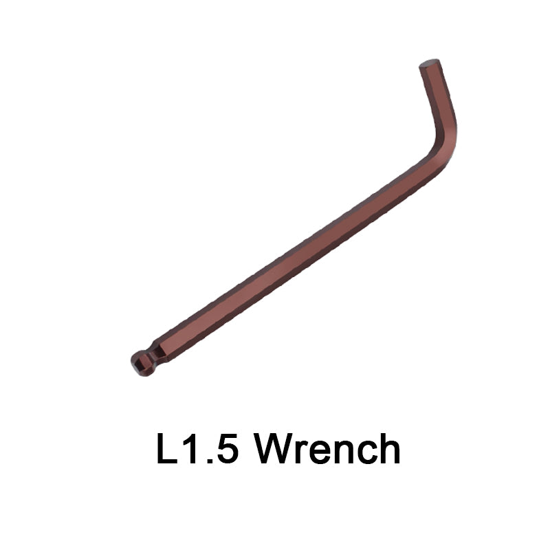 Ext Spring Wrench 10pcs L1.5 High-Strength Hexagon Wrench Extension – Spring Steel, for ...