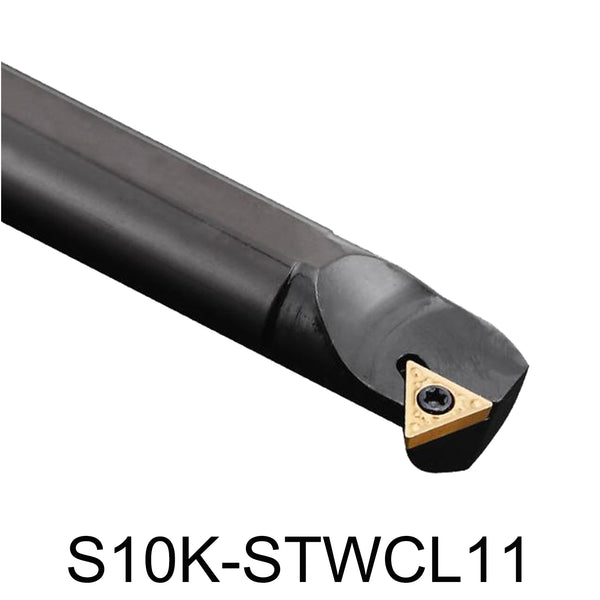 S10K-STWCL11 CNC Internal Boring Bar Tool Holder | Alloy Steel, 60° Cutting Edge, 7° Relief