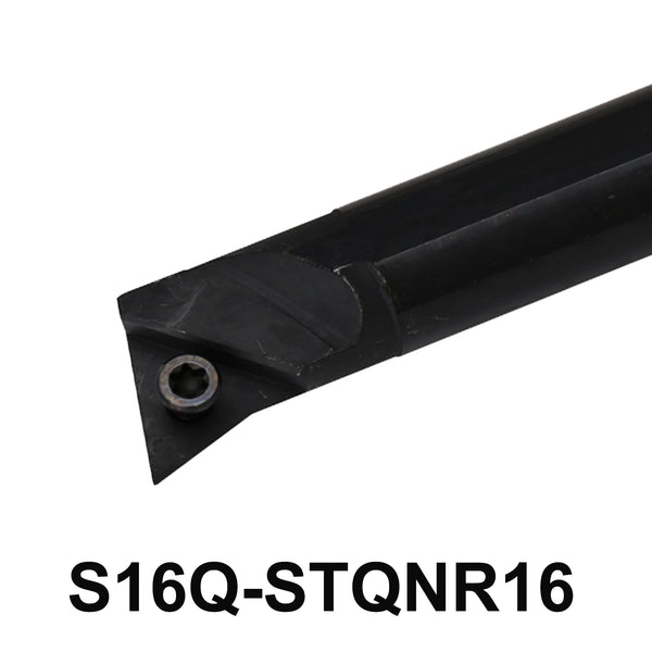 S16Q-STQNR16 Internal Boring Bar Tool Holder for CNC Lathe, 16mm Diameter, 180mm Length