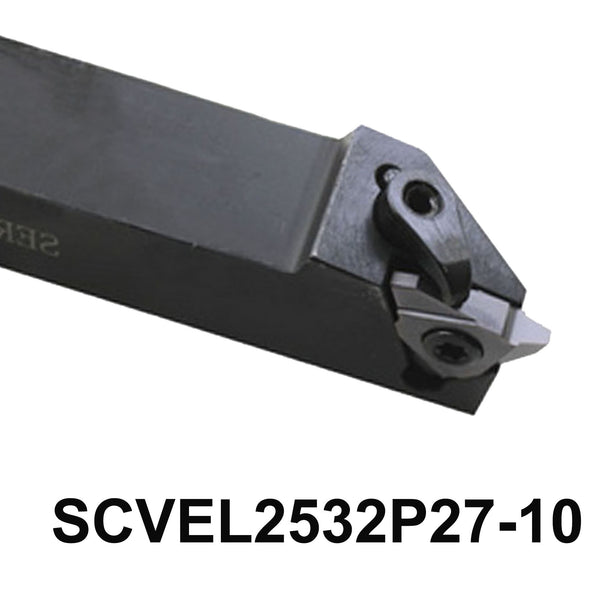 SCVEL2532P27-10 Lathe Threading Tools | Left-Cut | Compatible with 27VER12.0 TR & 27VER14.0 TR Inserts