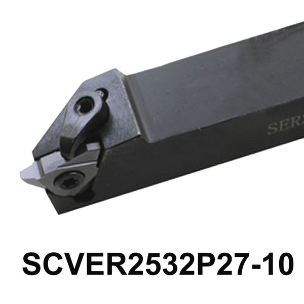 SCVER2532P27-10 CNC External Threading Tool Holder | Right-Cut | Compatible with 27VER12.0 TR & 27VER14.0 TR Inserts