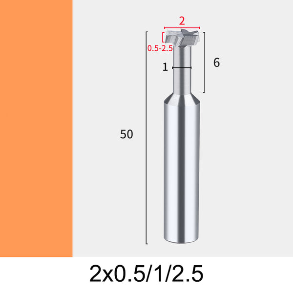 2mm Aluminum T-Slot Milling Cutter