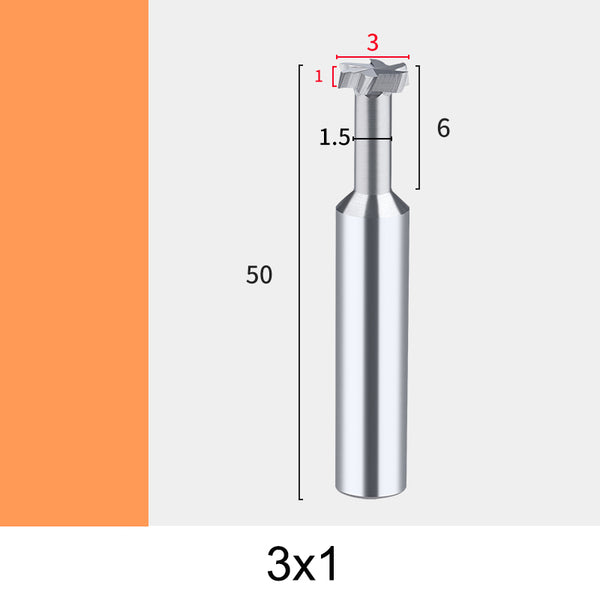 3mm Aluminum T-Slot Milling Cutter