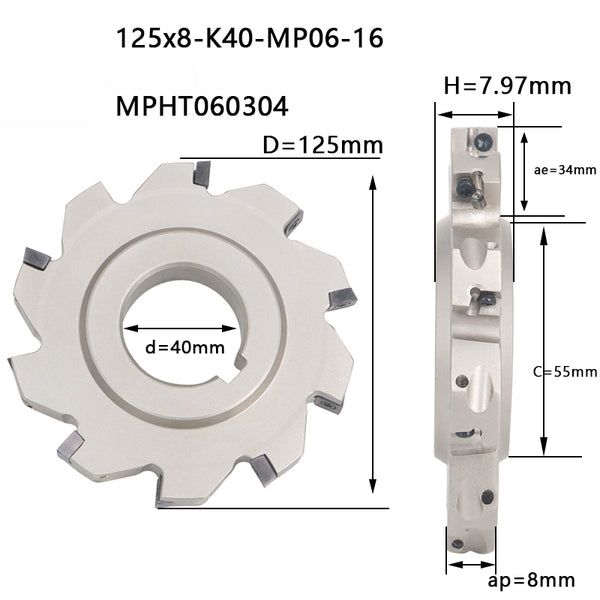 SMC 125x8-K40-MP06-16