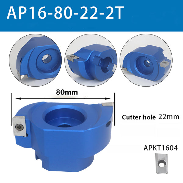 400R-80-22-2T 45° Bridge Cutterhead – Aluminum Milling Cutter  for Precision and Durability