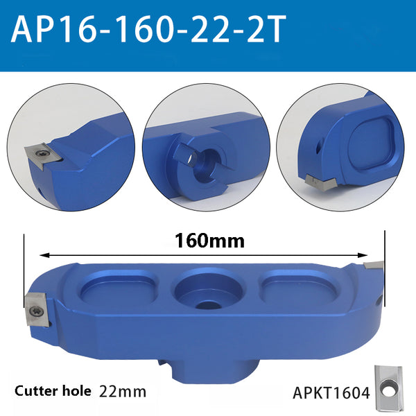 400R-160-22-2T 90° Bridge Cutterhead | High-Quality Aluminum Milling Cutter