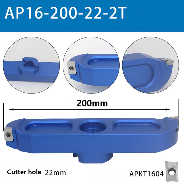 400R-200-22-2T 90° Milling Cutter – High-Strength Aluminum Cutterhead for Precision Machining