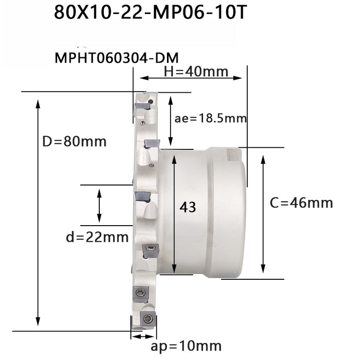 SMD 80x10-22-MP06-10T