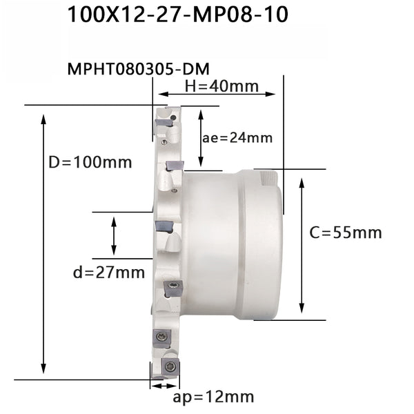 SMD 100x12-27-MP08-10T