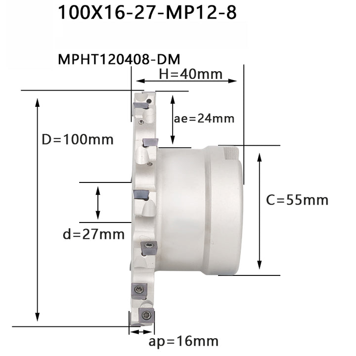 SMD 100x16-27-MP12-8T