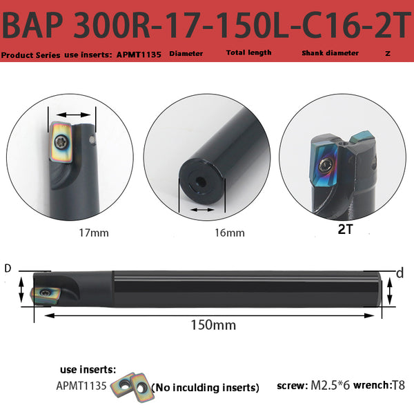 BAP300R-17-150-C16-2T