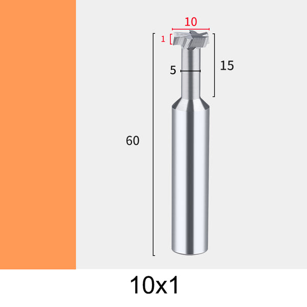 10mm T-Slot Milling Cutter for Aluminum