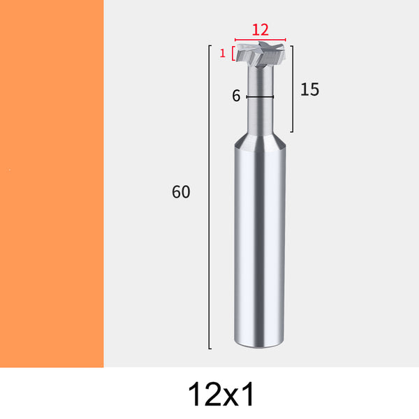 12mm Aluminum T-Slot Milling Cutter