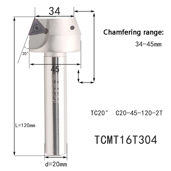 TC20° C20-45-120-2T(34-35)