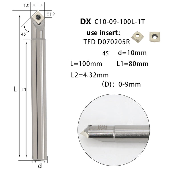 TFD45° C10-09-100L-1T(0-9)