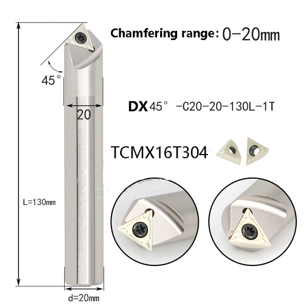 TFD45°-C20-20-130-1T