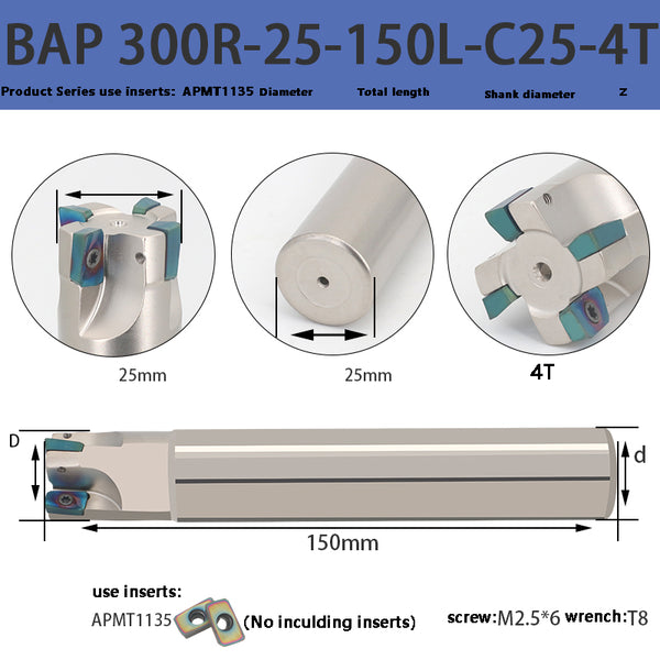 BAP300R-25-150-C25-4T