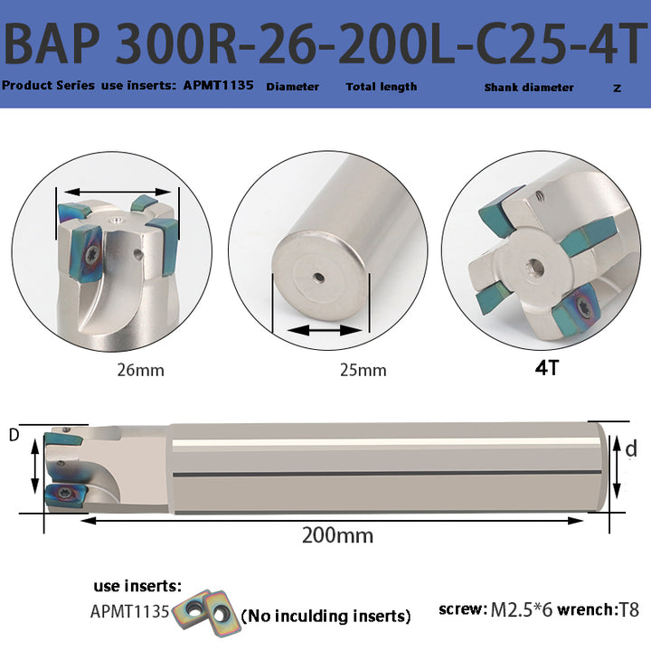 BAP300R-26-200-C25-4T