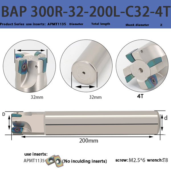 BAP300R-32-200-C32-4T