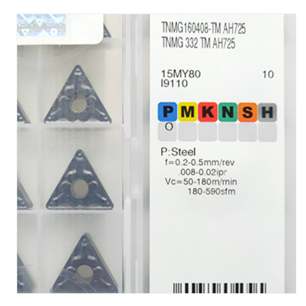 Tungaloy TN 60° Triangle Inserts | TNMG 160404 160408 T9215 AH725